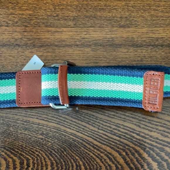 Tommy Hilfiger fabric and leather belt - Picture 2 of 4